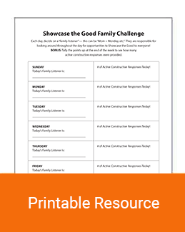 Showcase the Good Family Challenge thumbnail