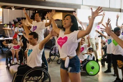 400x293_IDOH_Marissa1 Marissa Hamamoto leading a flashmob rehearsal at Infinite