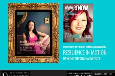 400x293_AwareNow_Marisa Media card for Marisa Hamamoto's feature in Aware Now digital magazine