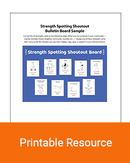 Strength Spotting Shoutout Bulletin Board thumbnail