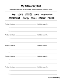Design Your Own Jolts of Joy List thumbnail