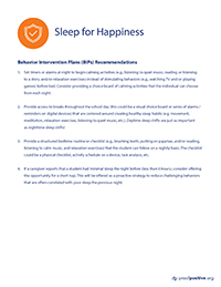 Behavioral Intervention Plan Recommendations thumbnail