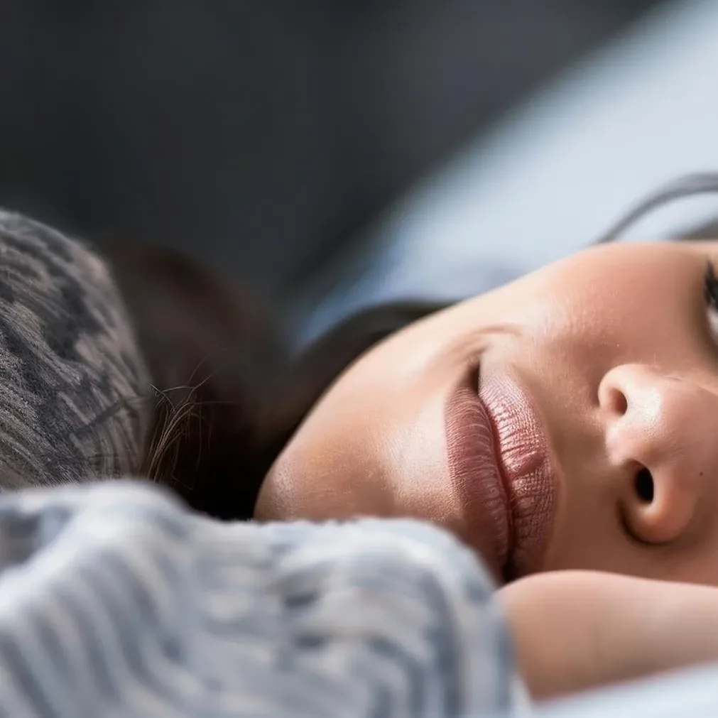 woman in bed