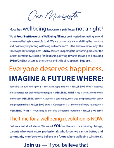 Proof Positive Manifesto