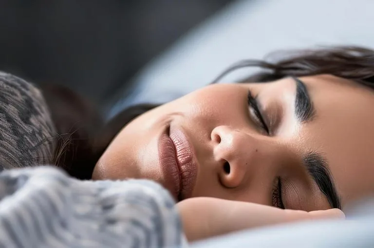 Sleeping woman