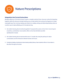 Nature Integration into Curriculum Instruction thumbnail