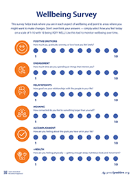 Wellbeing Survey Poster thumbnail