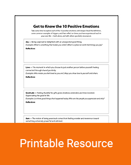 Get to Know the 10 Positive Emotions thumbnail