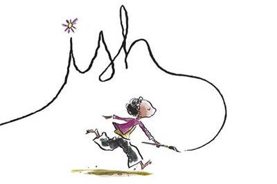 400x293_ish ish with a girl running and painting "ish"